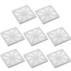 PATIKIL 90mm Ventola Dito Griglia, 8pz Griglia Protezione Protezione Ventola Protezione Coperchio per 90x90mm Scarico Ventole per Attrezzature Computer Fai-da-Te, Bianco