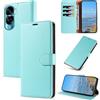KKEIKO Cover per Honor 90 Lite, Antiurto Custodia in PU Pelle con Slot per Porta Carte, Magnetico Protettiva Cover per Honor 90 Lite, Verde