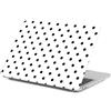FFBOFFC Custodia per MacBook Air 15'' M2/M3/M4/M5, Pois bianchi | 2023 2024 2025 2026, A3448/A3241/A3114/A2941, Custodia Rigida Anti-crepa Case Cover Protettivo per Apple Mac Air 15.3''