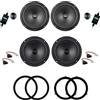 IPNOSIS Kit 6 Unità AXTON ATC 200S + ATX165S Per Audi A4 B8,Avant, B8 Allroad Dal 2009 Al 2015 Con 2 Staffe Anteriori, 2 Staffe Posteriori e 4 Connettori