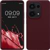 kwmobile Cover per Xiaomi Redmi Note 13 Pro 4G Custodia - Back Case per Smartphone in Silicone TPU - Protezione Gommata - viola bordeaux