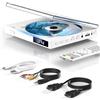 MAITE Mini Lettori DVD per TV, Lettore DVD Multi-Regione con Ingresso HDMI | Riproduzione Memorizzata, Copia CD su USB, PAL/NTSC Integrato, Incl. Cavi HDMI e RCA