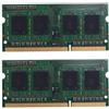 CENMEN 2X Memoria RAM DDR3 2GB SODIMM 1RX8 PC3-10600S 1333Mhz Memoria RAM per Laptop 204Pin 1.5V Moduli di Memoria per Laptop