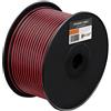 MANAX SC2075RB-100 Cavo altoparlante 2x0,75mm² CCA Spule,100m, ross/nero