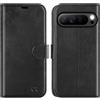 OCASE Portafoglio Cover per Google Pixel 10 Pro XL (6,8'') Nero Grigio | Custodia a Ribalta, Portafoglio in Pelle PU, Blocco RFID, 4 Slot per Carte, Supporto Integrato, Protezione Antishock