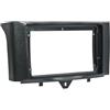 CRRYUQWWM Adattatore Per Mascherina Autoradio 2 DIN Da 9 Pollici Per Mercedes, Per Smart, Per Fortwo 451 2011-2015(Frame)