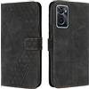 OKZone Cover per Realme 9i/OPPO A36/OPPO A76/OPPO A96/K40 4G, Custodia a Libro in Pelle Protettiva Folio Portafoglio con Chiusura Magnetica e Slot per Carte Wallet Case Flip Cover (Nero)