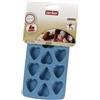 Fackelmann Zenker Stampo per praline al cioccolato CANDY, a forma di cuore o stella - non selezionabile liberamente, teglia in silicone, vaschetta per cubetti di ghiaccio (colore crema), quantità 1 pezzo