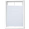 Relaxdays Tenda Plissettata a Rullo, Montaggio con Clip Adesive, per Interni, L x P: 80 x 130 cm, Bianca Traslucida