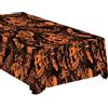FIESTAS GUIRCA | Tovaglia di zucca gotica nera e arancione (137x274 cm) - Decorazione da tavolo per feste di Halloween terrificanti - Ideale per celebrazioni spaventose - Nero, Arancione