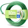 LUNA Keim 535007 Filo stendibiancheria in acciaio, 50 m, 17 x 3 x 3 cm, in plastica, verde