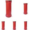 Cereria Di Giorgio - Cero Votivo Laico - Modello P50 - Colore Rosso - Durata 72 ore (Confezione da 5)