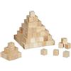 Relaxdays Set 160 Cubi in Legno, Cubetti per l'Artigianato, Blocchi da 20 mm, Non Trattati, in Legno di Pino, Naturale