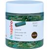 INNSPIRO Rocciaia di vetro cilindro aurora boreale verde diam. 1,80 x 6 mm. 95 g.