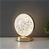 Generico Crystal Moon Led Touch Control Lampada da tavolo, LEDBedside Lamps 3-Color Changing Touch Control Lampada da comodino USB ricaricabile Lampada da comodino (5)
