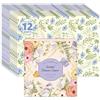SCENTORINI Carta Profumata per Cassetti, 12 Fogli, Misura 36.5x52cm, Aroma di Lino e Lavanda per Cassetti, Armadio, Decorazione Profumata Carta da Regalo