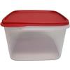 Tupperware Eidgenosse, contenitore quadrato compatto, 2,5 litri, frigorifero, 2500 ml, rosso