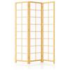 RIIMARE Paravento in legno bianco Scandi Chic Classic (J000), 2-6 ali, pieghevole (125 x 172 cm)