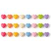 FESSOSKO 24 Calamite Frigorifero a Forma di Cuore Colorate | 3D Magneti Frigorifero Calamite Decorativi, Simpatici Magneti per Frigorifero, Lavagna, Cucina, Ufficio E Bacheca