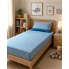 GX GARGIX Completo letto Lenzuola singolo una piazza in policotone lenzuolo sopra sotto + federa (GX/PLTS-164)