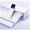TIPIACE Tende Giorno/Notte Motorizzate 2 Strati Ricaricabili (White +White) | Tende motorizzate, sollevamento silenzioso, telecomando, tessuto impermeabile blackout totale, per casa, regolazione luce.