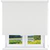 VIEWTEX Tenda a Rullo Opaca Termica/Oscurante Bianco 200 X 250 cm - Made in Europe - 5 Anni di Garanzia