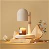 SKUTZTEK Lampada Scalda Candela, Lampada Candele Warmer Elettrica con Timer e Dimmer, Lampade Aroma Diffusore Regolabile in Altezza, con 2 Lampadine, per Casa, Camera da letto Decorazione donne e mamme