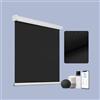 TIPIACE Tende Smart Motorizzate Oscuranti Impermeabil (Black) | Motore Silenzioso, Telecomando, Compatibile Alexa, Tessuto Impermeabile, Oscur.Totale, Personalizzabili, per Casa e Ufficio