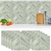 Piashow Adesivi per piastrelle 10 fogli adesivi adesivi adesivi impermeabili per pareti in vinile 3D per cucina bagno parete 29 x 22,9 cm (A)
