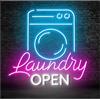 XENITE Luci al Neon Da Parete Insegna Al Neon Laundry Openper Negozio, Lavanderia, Illuminazione A LED, Decorazione Per Vetrina, Ingresso Aziendale, 58cm