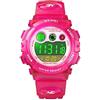 Dayllon Kids Watch Digital Outdoor Sport Waterproof Boys Watches Alarm 12/24H 7 retroilluminazione colorata Cronometro per 3-15 anni regalo