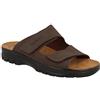 Fly Flot 62055 DC Testa di Moro Ciabatte Uomo Made in Italy Sottopiede ANATOMICO Anti Shock Vera Pelle Tomaia Doppio Strappo Zeppa 3,5 CM