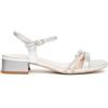Nero Giardini E615731D Sandali Donna in Pelle - Argento 35 EU