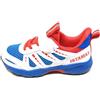 Istamax Scarpe Sportive Bambino IMAA3812,Mesh Traspirante,Bianco Blu Rosso,Strappo e Lacci Elastici