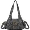 Angel Kiss Borsa Donna Elegante Borse a Mano Tracolla Morbida PU Pelle Tote Bag Impermeabile Borsa a Spalla Classica con Tracolla Rimovibile per Lavoro Viaggio Scuola Shopper