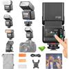 Godox IT32 TTL Flash + X5C per fotocamere Canon, flash con schermo touch, wireless 2.4G, GN18, tempo di ricarica 1,5 s, interfaccia magnetica, flash on/off