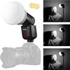 Godox Diffusore a cupola AK-R22, modificatore diffusore flash compatibile con Godox V1 Flash Series/AD100Pro Speedlite, da utilizzare con Godox H200R testa flash rotonda per AD200/AD200Pro Monolight