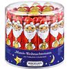 Riegelein Drum of Chocolate Santas 12.5 g (Pack of 1, Total 65 Chocolate Santas)