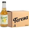 Teresa al Limone, Sale & Basilico | Thè kombucha analcolico, naturale con postbiotici. Bevanda frizzante low calorie, low sugar e vegana. 12 bottiglie x 250ml