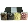 CHOCO SECRETS | Chips di Cioccolato al Latte, Fondente, Bianco e Ruby, 4 x 600g | Ideale da Scogliere per Fontana di Cioccolato o Fonduta | Gocce di Cioccolato Belga di Qualità per Glasse e Ganache