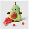 Generico Peluche Avocado con 100 Grammi di Praline di Cioccolato al Latte e Morbido Ripieno Lindt Lindor, Idea Regalo San Valentino