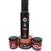 Generico Mr.Pepper Kit Carolina Reaper Livello Leggenda, Selezione Piccante Estrema, Include Olio EVO 100ml, Crema 30g, Polvere 15g, Sale Aromatizzato 100g