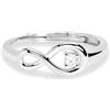 Mabina Gioielli - Anello Donna - Anello con infinito in diamante lab-grown 0,06 carati - 523526