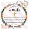 EPVID Amorevole bracciale con croce per ragazze, regalo per figlia, sorella, nipote, figlioccia, nipote, comunione, cresima, battesimo, cresima, nascita, consacrazione giovanile di genitori padrini