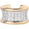 Jenosy Ear Cuff Gold - Piercing da donna, non aperto, colore: Oro, 8.8 millimetri, Placcato in oro, Zirconia cubica