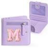 YOOLIFE Portafoglio per bambini, regalo per ragazze, 3, 4, 5, 6, 7, 8, 9, 10 anni, Lilla, M, Moderno