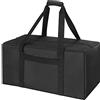 INFANZIA Borsa sportiva, borsa da viaggio extra grande con cerniera migliorata.., Nero , 53L, Borsa da viaggio piccola