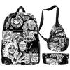 Zhongkaihua My Hero Academia Anime Boku no Hero Academia - Zaino per cosplay, in tessuto Oxford, per la scuola, per il pranzo, per ragazze, ragazzi, scuola, libri, borsa da viaggio, Tipo 7., 44 cm, Anime, Fionda