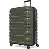 Smartbox valigia rigida L+ estendibile 76 cm | trolley grande 52×33-36×76 cm con 4 doppie ruote & serratura TSA | polipropilene leggero - Edition 01