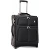 Aerolite Valigia Trolley 56x45x25 Dimensione Max per easyJet/British Airways/Jet2 Trolley Bagaglio a Mano Valigia Leggera con 2 Ruote, 56cm, 10 Anni Di Garanzia, (Nero)